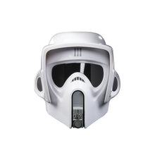 Load image into Gallery viewer, Star Wars The Black Series Scout Trooper ROTJ PREMIUM ELECTRONIC HELMET - Hasbro
