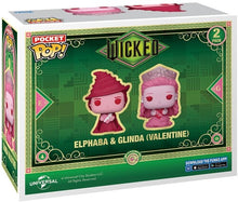 Load image into Gallery viewer, FUNKO Pocket POP!Elphaba &amp; Glinda Valentine 2-Pack Figures
