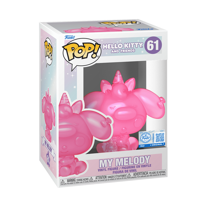 Funko Pop! My Melody (Translucent Pink) Sanrio Hello Kitty Figure Exlc ...