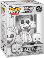 Load image into Gallery viewer, Funko POP! &amp; Buddy: Looney Tunes Sylvester &amp; Tweety, Sketched Figure #2013
