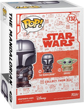 Load image into Gallery viewer, Funko POP! Star Wars: Holiday The Mandalorian GITD Glow Vinyl Figure #732
