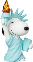 Load image into Gallery viewer, Peanuts UDF Ultra Detailed Series 17 Statue Of Liberty Snoopy Figure Statue
