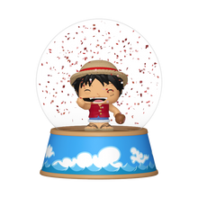 Load image into Gallery viewer, Funko One Piece Anime Monkey D Luffy Mini Glitter Globe Figure Straw Hats
