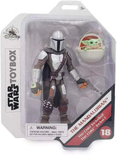 Load image into Gallery viewer, Star Wars Mandalorian &amp; Child Action Figure Set Disney Toybox **IN STOCK
