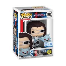 Load image into Gallery viewer, Funko Pop! &amp; Buddy Coyote Stark (Glow) Bleach Anime Figure #2295 Exclusive
