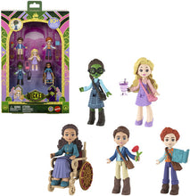 Load image into Gallery viewer, Wicked Students of Shiz Small Doll, 5-Pack Elphaba, Glinda
