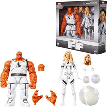 Load image into Gallery viewer, Fantastic Four Marvel Legends Future Foundation Thing &amp; Invisible Woman Figure 2-Pack
