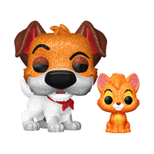Load image into Gallery viewer, Funko Pop! &amp; Buddy Dodger with Oliver &amp; Company (Diamond) Exclusive Figure #1705
