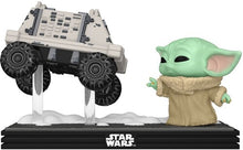 Load image into Gallery viewer, Funko POP! Moments: Star Wars Mandalorian &amp; Grogu Grogu w/ Polar Mouse Droid
