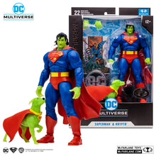 Load image into Gallery viewer, Mcfarlane DC Multiverse Superman &amp; Krypto Return Of Superman Platinum Figure
