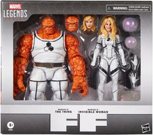 Load image into Gallery viewer, Fantastic Four Marvel Legends Future Foundation Thing &amp; Invisible Woman Figure 2-Pack
