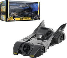 Load image into Gallery viewer, Super7 Batman Super Cyborg Full Color 1989 Batmobile Vehicle 13"
