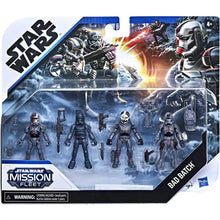 Load image into Gallery viewer, Star Wars Mission Fleet Clone Commando Clash – The Bad Batch 4-Pack
