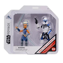 Load image into Gallery viewer, Star Wars Action Figure Set Ahsoka Tano, Captain Rex Disney Toybox **IN STOCK
