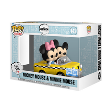 Load image into Gallery viewer, Pop! Rides Super Deluxe Mickey &amp; Minnie Mouse NY Taxi Figure Exclusive #142
