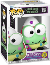 Load image into Gallery viewer, Funko POP! Sanrio: Hello Kitty Keroppi Spooky GITD Glow-in-the-Dark Figure #157
