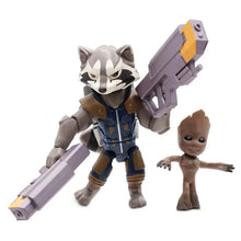Load image into Gallery viewer, Marvel Action Figure Set GOTG Groot Starlord Rockey Disney Toybox **IN STOCK
