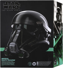 Load image into Gallery viewer, STAR WARS The Black Series Imperial Death Trooper Electronic Helmet Rogue One
