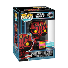 Load image into Gallery viewer, Funko Pop! Star Wars Darth Maul Kyber Crystal SDCC Exclusive LE9500 Figure #848
