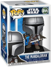 Load image into Gallery viewer, Funko POP! Star Wars Mandalorian &amp; Grogu The Mandalorian w/Axe &amp; Sword Figure #844
