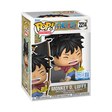 Load image into Gallery viewer, Funko Pop! Monkey D. Luffy w/ Flag One Piece Exclusive Figure #2214
