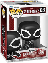 Load image into Gallery viewer, Funko POP Gamerverse Harry Osborn Black Suit Spider-Man 2 Figure #1027
