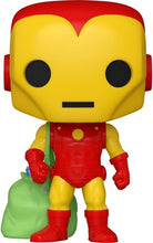 Load image into Gallery viewer, Funko POP! Marvel: Holiday Iron Man w/Bag of ToysFigure #1282
