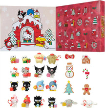 Load image into Gallery viewer, Hello Kitty &amp; Friends Christmas 24 Day Holiday 2-Inch Advent Calendar
