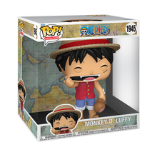 Load image into Gallery viewer, Funko Pop! Monkey D. Luffy w/ Meat One Piece Jumbo 10" Figure #1945
