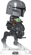 Load image into Gallery viewer, Funko POP! Rides Deluxe Star Wars The Mandalorian w/Grogu in Imperial Remnant AT-RT
