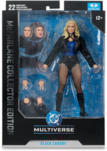 Load image into Gallery viewer, DC Multiverse McFarlane Collector Edition #54 - 7" Black Canary DC Rebirth Figure
