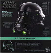 Load image into Gallery viewer, STAR WARS The Black Series Imperial Death Trooper Electronic Helmet Rogue One
