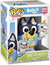 Load image into Gallery viewer, Funko POP! Animation: Bluey - Bandit with Unicorse Figure #2371
