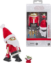 Load image into Gallery viewer, STAR WARS The Black Series Astromech Droid (Holiday Edition) R2 Grogu Figure

