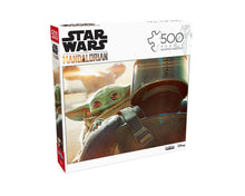 Load image into Gallery viewer, Star Wars The Mandalorian &amp; Baby Yoda Grogu 500pc Puzzle - Buffalo Games
