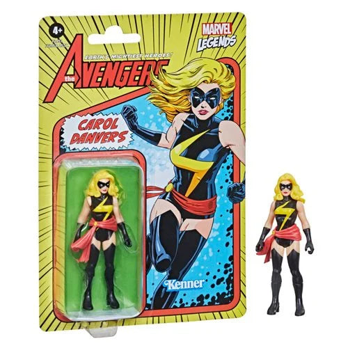 Marvel Legends Retro 375 Collection Carol Danvers Captain Marvel 3.75
