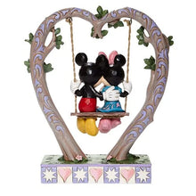 Load image into Gallery viewer, Disney Traditions Mickey Mouse and Minnie Mouse on Swing Statue by Jim Shore - Enesco
