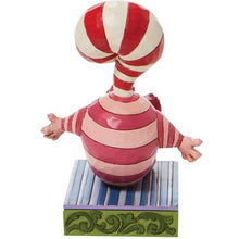 Load image into Gallery viewer, Disney Traditions Alice in Wonderland Cheshire Cat Candy Cane Tail Candy Cane Cheer Statue by Jim Shore - Enesco
