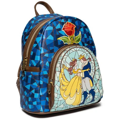 Exclusive Stained Glass Sleeping Beauty Mini Backpack Loungefly