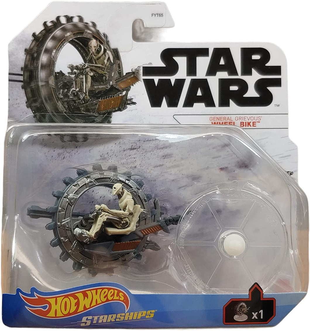 Hot Wheels Star Wars Starships 2021 General Grievous Wheel Bike Die Cast Vehicle - Mattel
