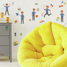 Load image into Gallery viewer, Blippi Character Peel-and-Stick Wall Decals - Roommates
