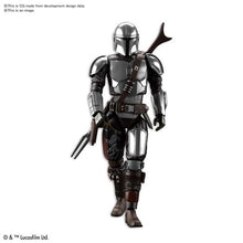 Load image into Gallery viewer, Star Wars The Mandalorian Beskar Armor Silver Coating Version 1:12 Scale Model Kit - Bandai
