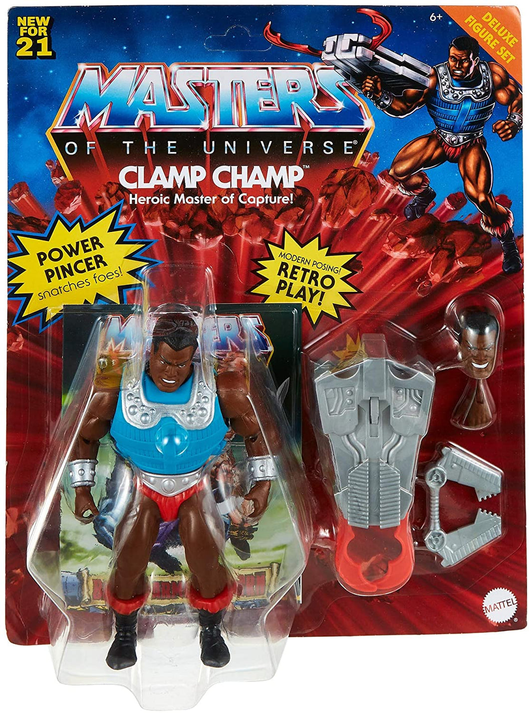 Masters of the Universe Origins Deluxe Clamp Champ Action Figure - Mattel