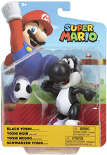 Load image into Gallery viewer, Super Mario Black Yoshi 4&quot; Action Figure - Jakks Pacific

