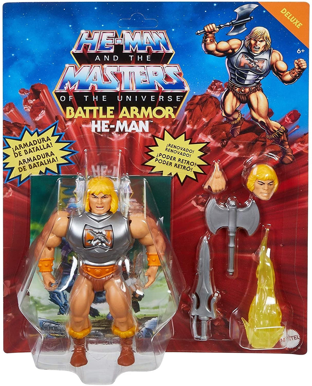 Masters of the Universe Origins Battle Armor He-Man Action Figure - Mattel