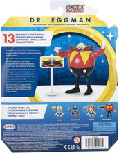 Load image into Gallery viewer, Sonic The Hedgehog 30th Anniversary 4&quot; Dr. Eggman w/Plate Action Figure - Jakks Pacific
