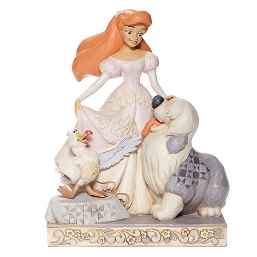 Disney Traditions Little Mermaid White Woodland Ariel Spirited Siren Statue by Jim Shore - Enesco