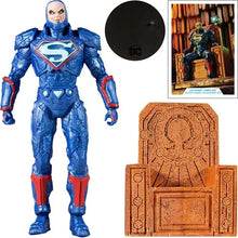 Load image into Gallery viewer, DC Multiverse Lex Luthor Blue Power Suit Justice League: The Darkseid War 7&quot; Scale Action Figure - Mcfarlane
