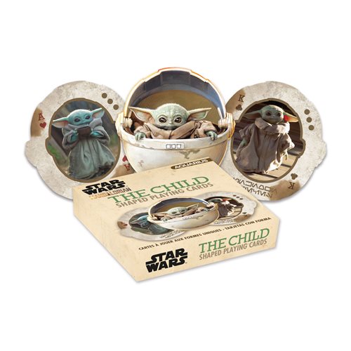 Star Wars The Mandalorian The Child Shaped Playing Cards