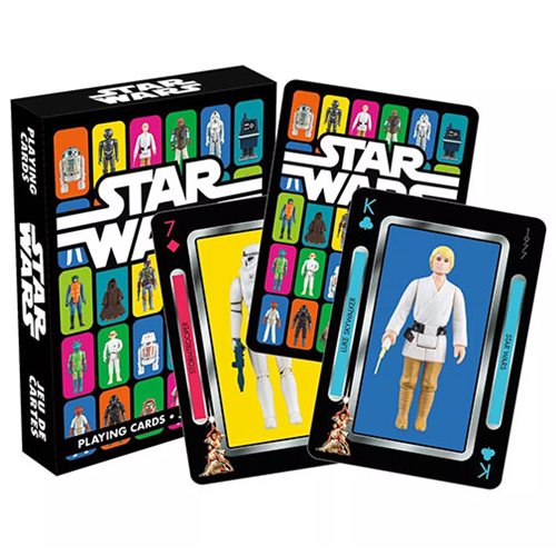 Star Wars Vintage Kenner Action Figures Playing Cards